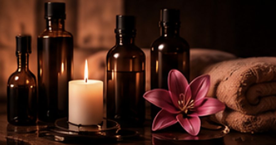 Aceites, velas y toallas